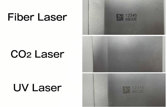 Fibre vs CO2 vs UV laser notati